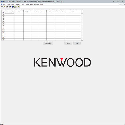 KPG-D7K Software