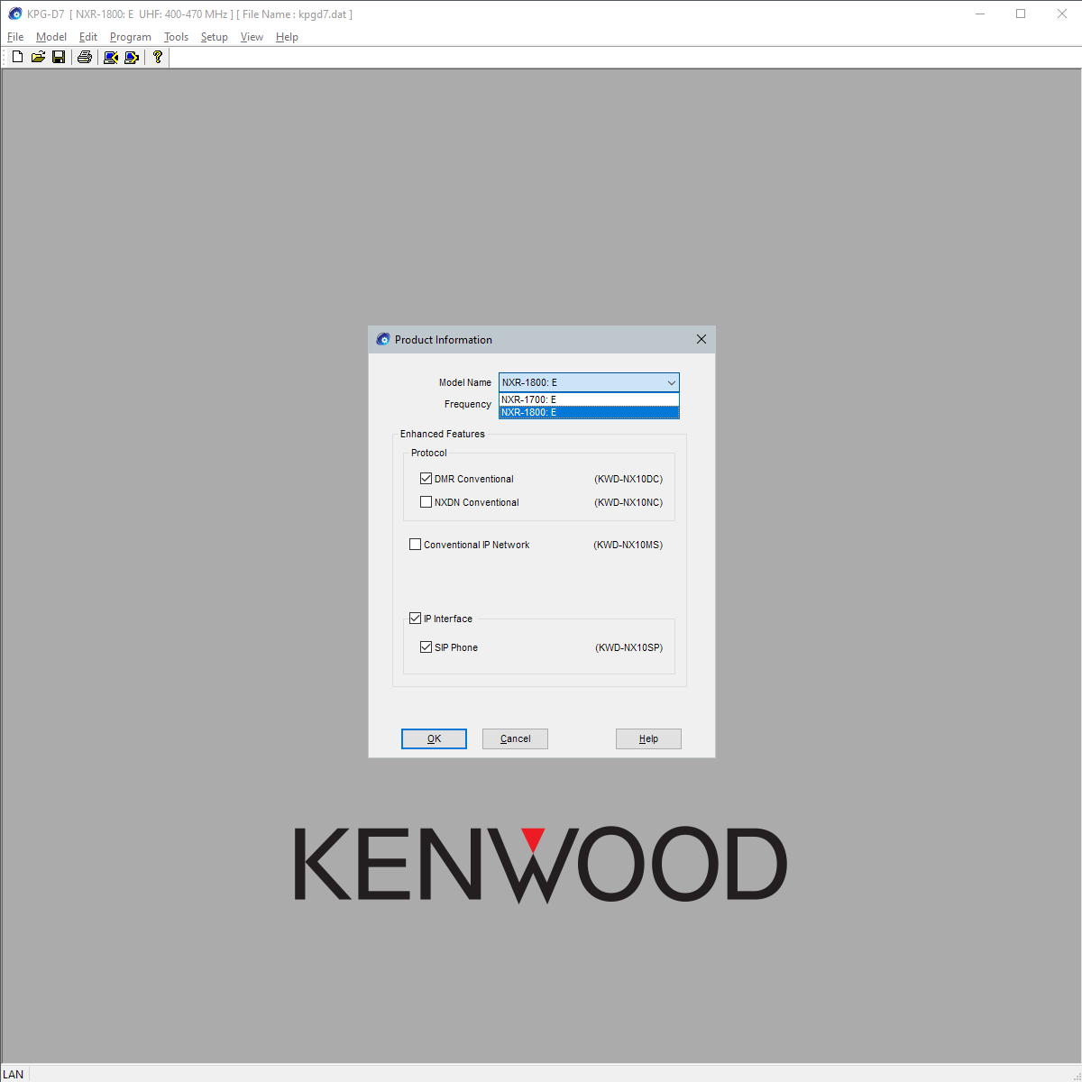 KPG-D7K Software