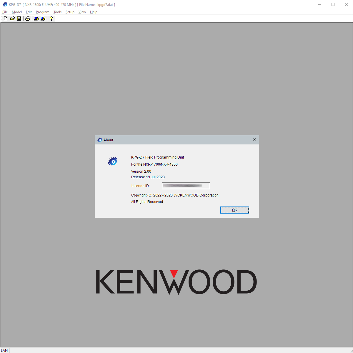 KPG-D7K Software