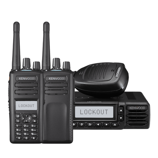 Kenwood NX-3000 Series transceiver LOCKOUT release service